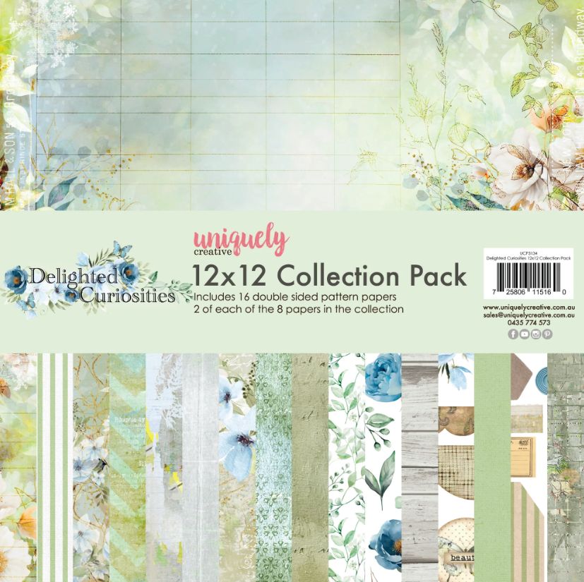 Uniquely Creative Delighted Curiosities 12"x12" Paper Pack