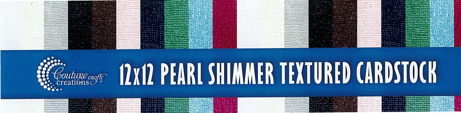 Pearl Shimmer Textured Cardstock (Pack of 10)