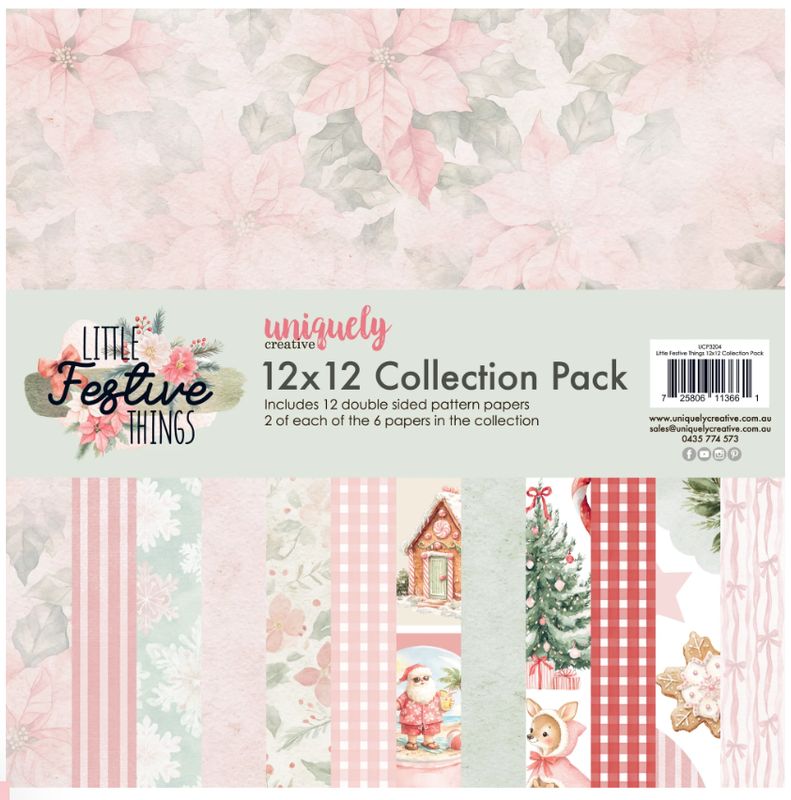 Uniquely Creative Festive Little Things 12"x12" Paper Pack