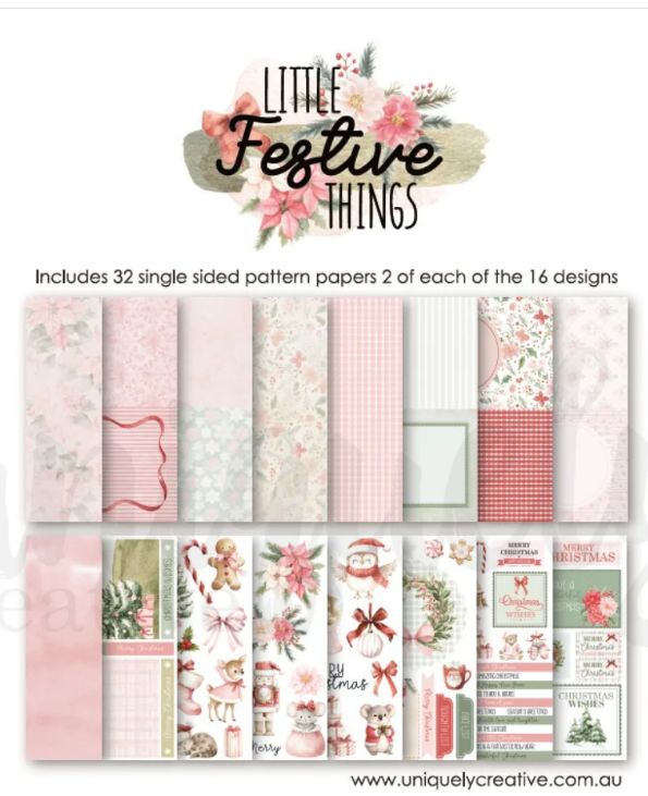 Uniquely Creative Festive Little Things Cardmakers Collection Pack