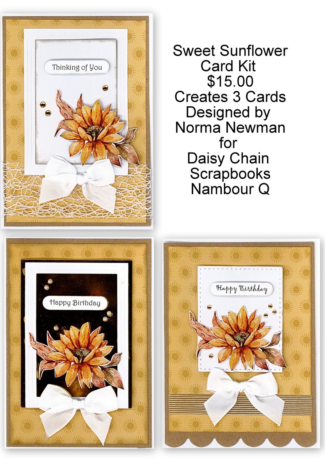 Sweet Sunflower Card Kit