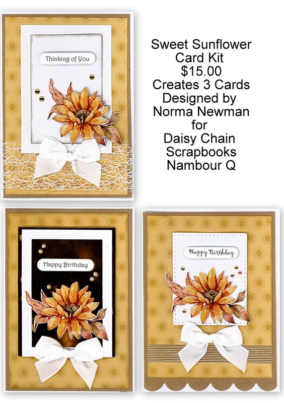Sweet Sunflower Card Kit