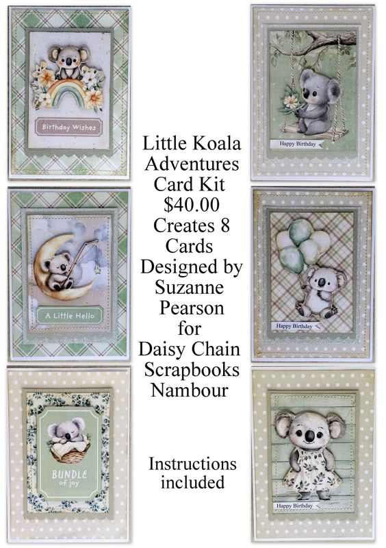 Little Koala Adventures Cardmaking Kit