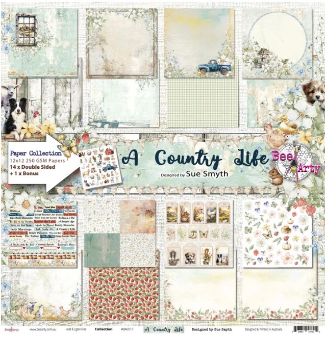 Bee Arty A Country Life Paper Collection