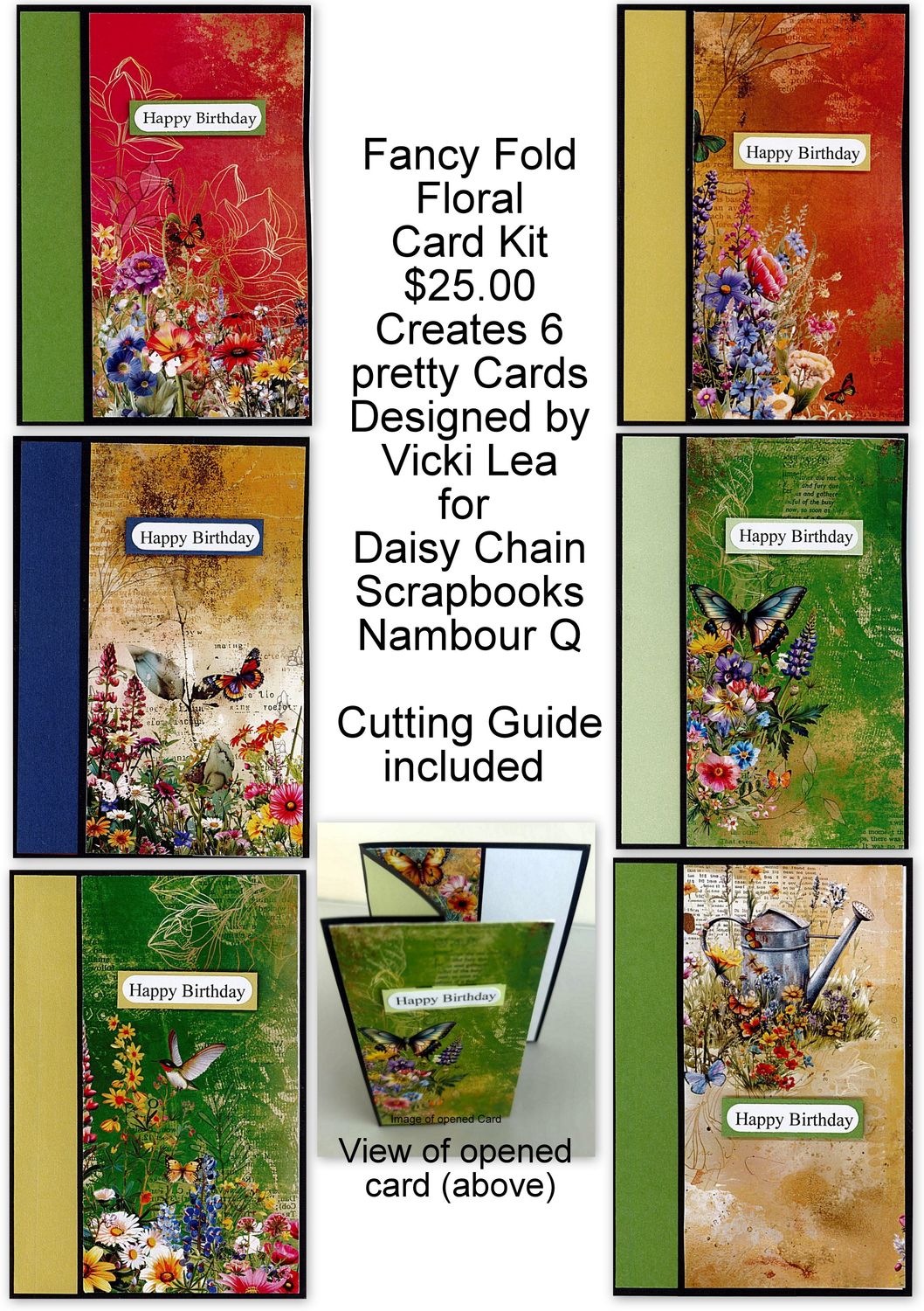 Fancy Fold Floral Cardmaking kit
