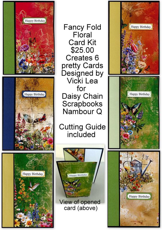 Fancy Fold Floral Cardmaking kit