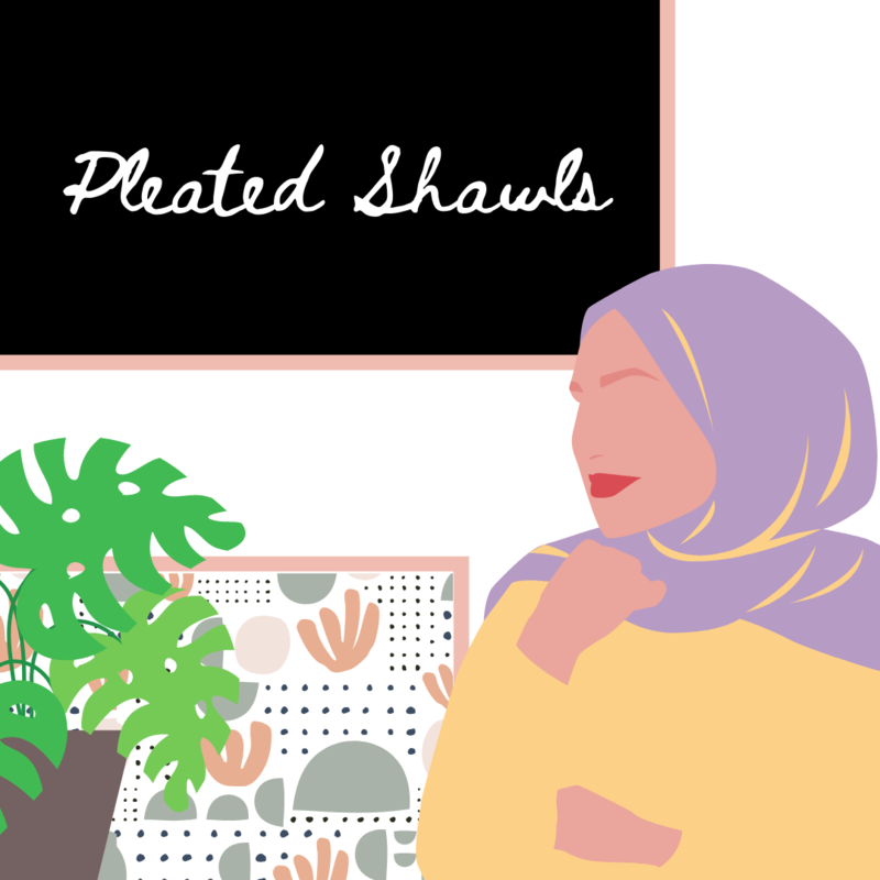 NEW ARRIVAL | Pleated Chiffon Shawls