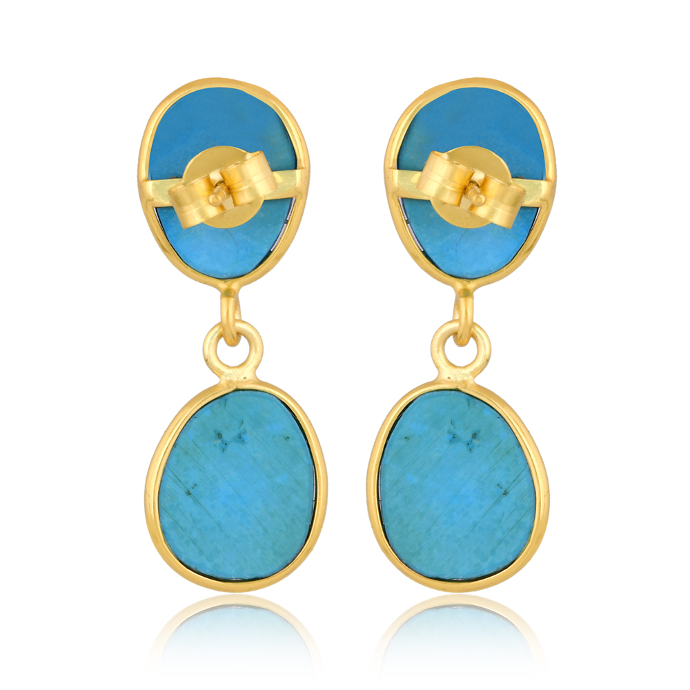Lola Dual Turquoise Earrings Lola Dual Turquoise Earrings