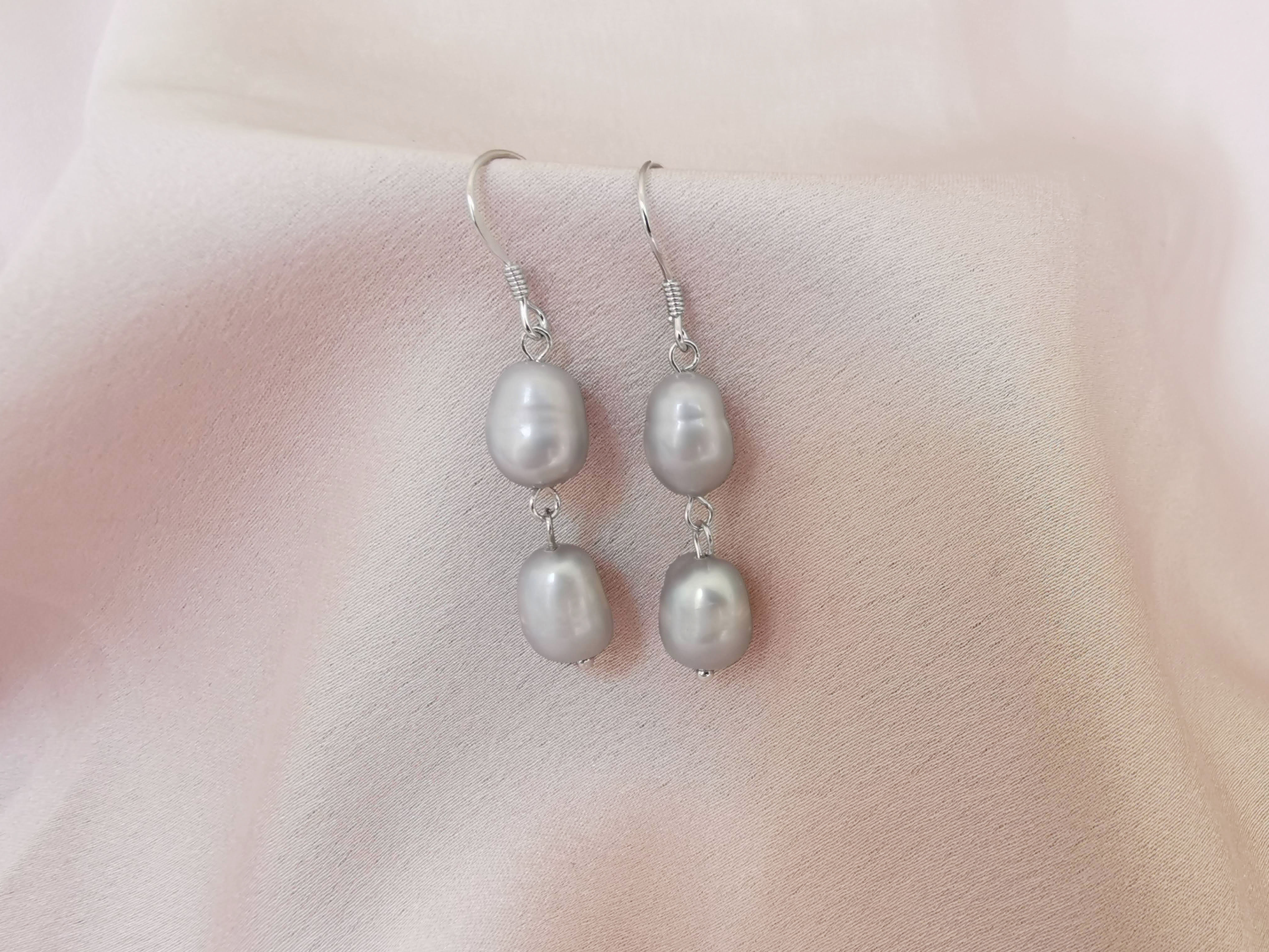 Freshwater Pearl Drop Earrings Freshwater Pearl Drop Earrings