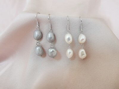 Freshwater Pearl Drop Earrings DJ426