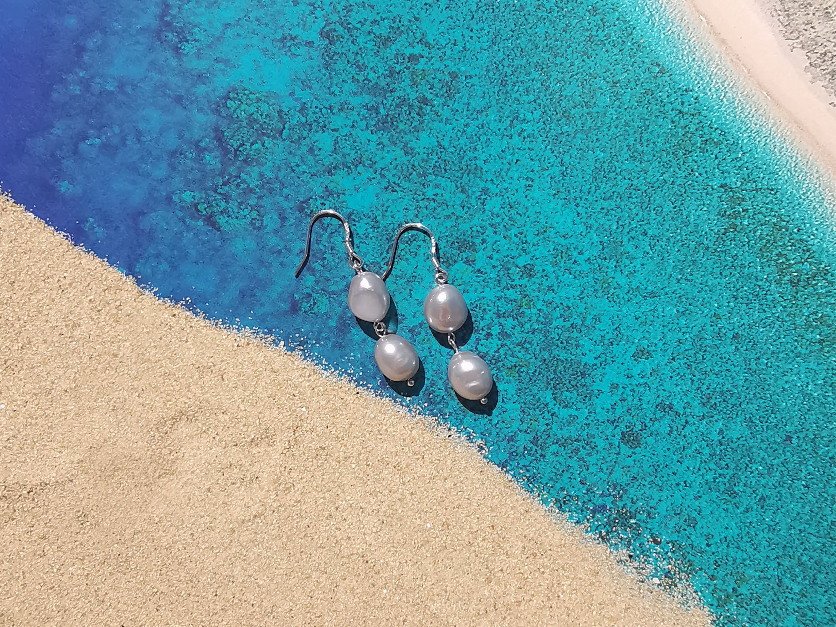 Freshwater Pearl Drop Earrings Freshwater Pearl Drop Earrings