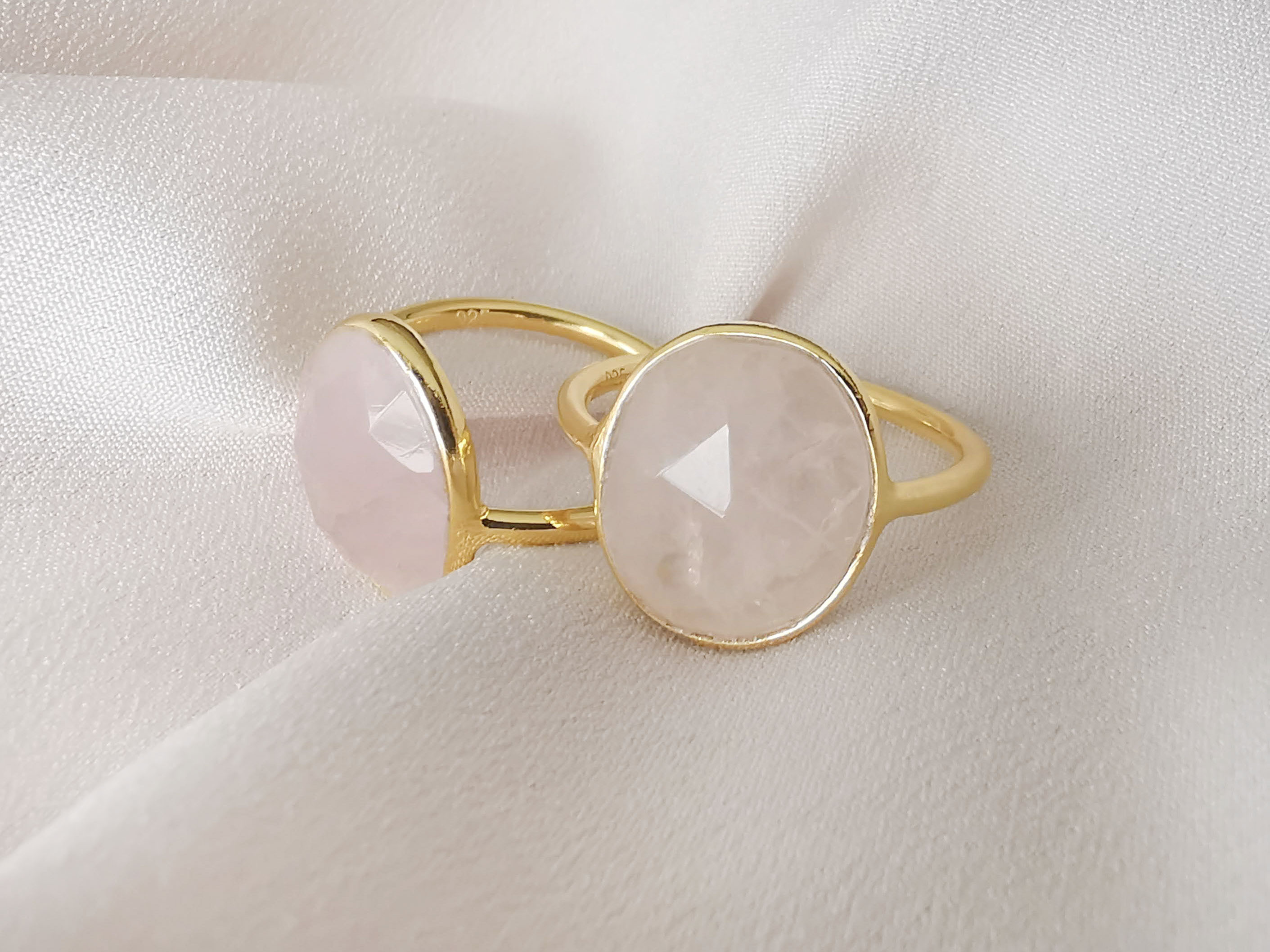 Lola Rose Quartz Asymmetrical Statement Ring Lola Rose Quartz Asymmetrical Statement Ring
