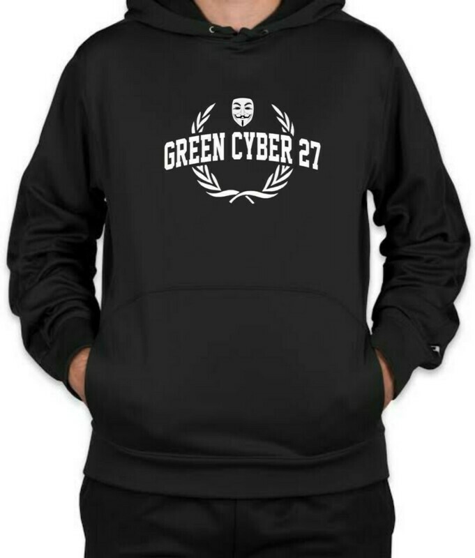 Hoodie green cyber
