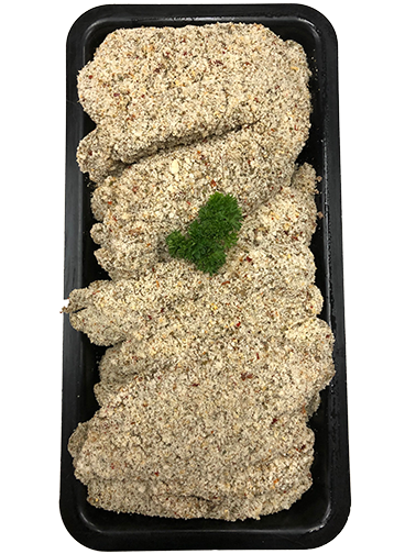 Herb and Garlic Chicken Schnitzel - Per Kg