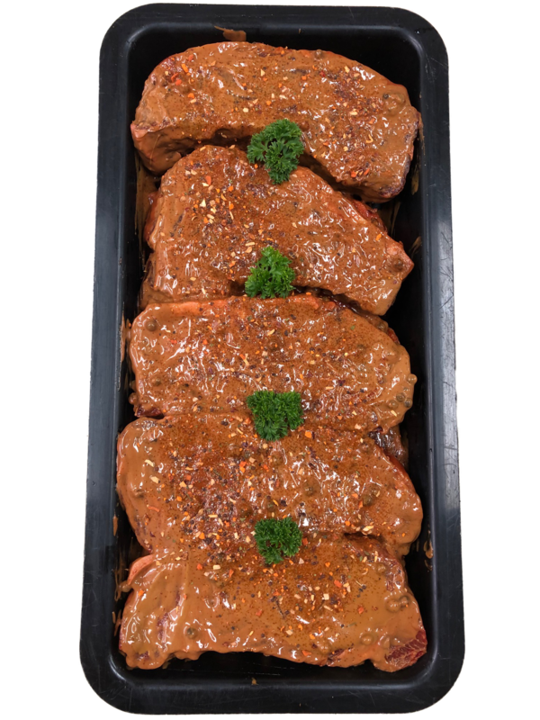 Creamy Peppered Porterhouse - Per Kg