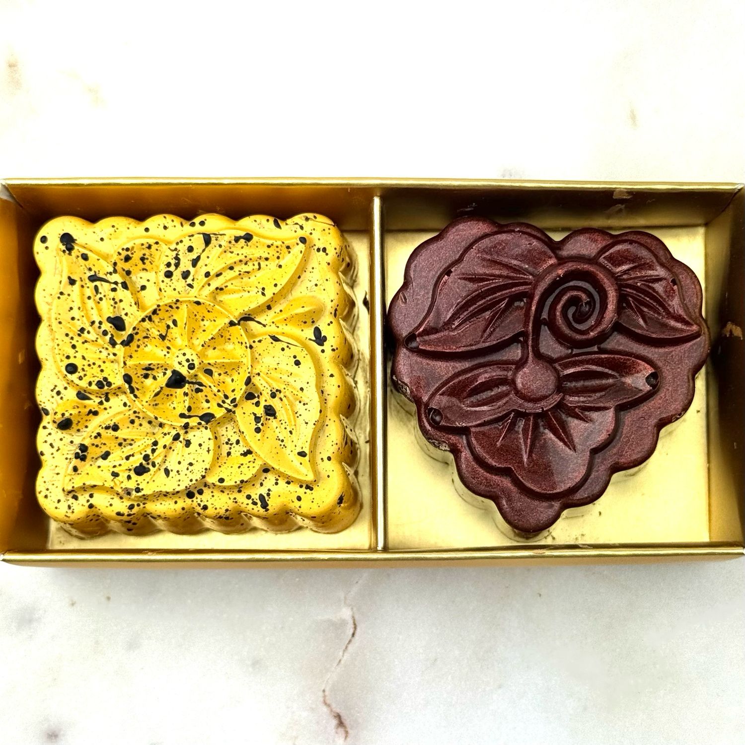 CHOCOLATE MOON CAKES X2
