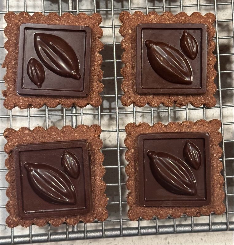 Chocolate Almond Shortbreads
