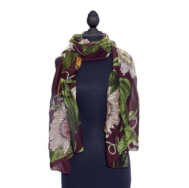 Passion Flower Scarf