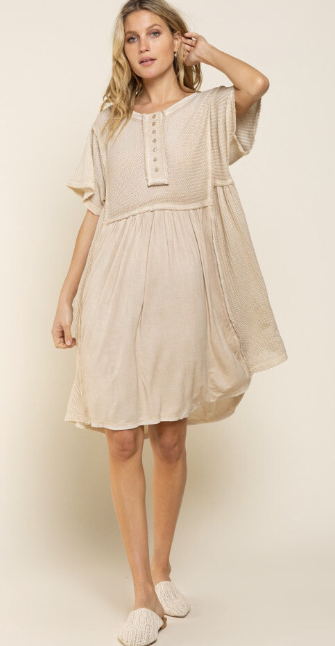 Mid Length Cotton Dress