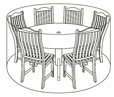 6 Seat Round Cover