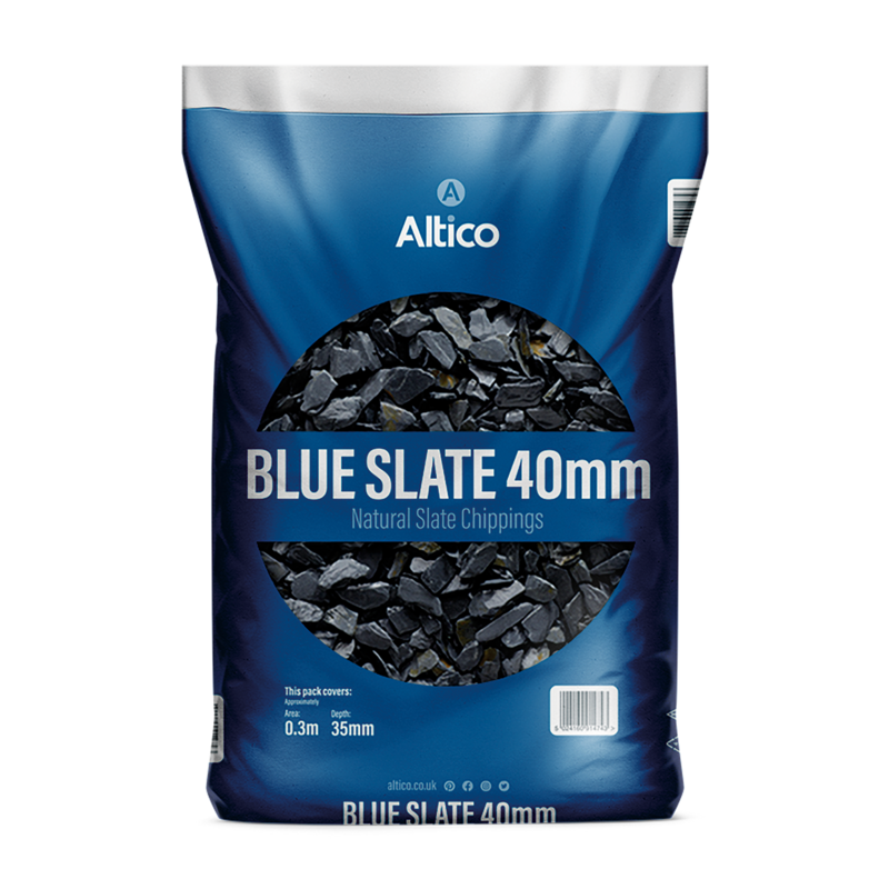 40mm Blue Slate Chippings
