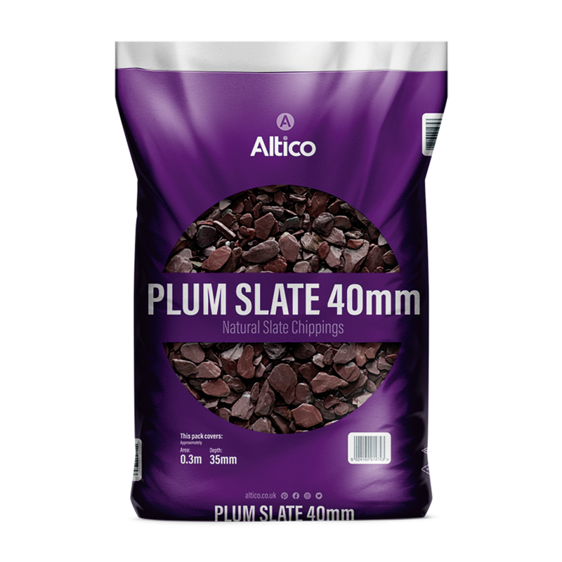 40mm Plum Slate Chippings