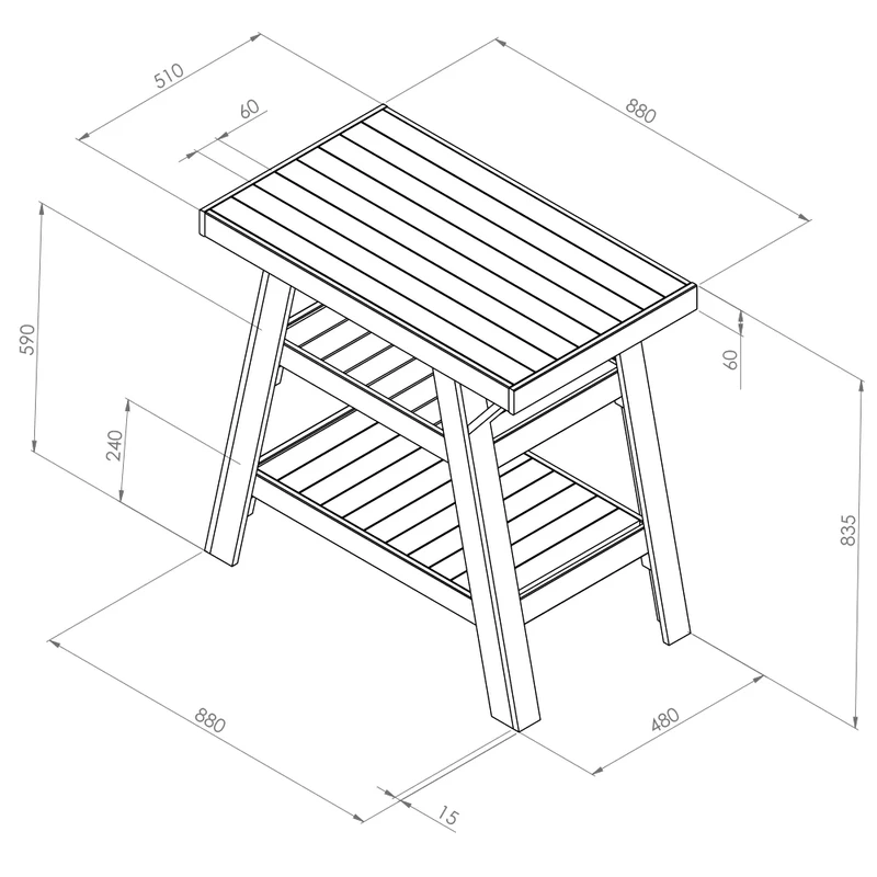 BBQ Side Table