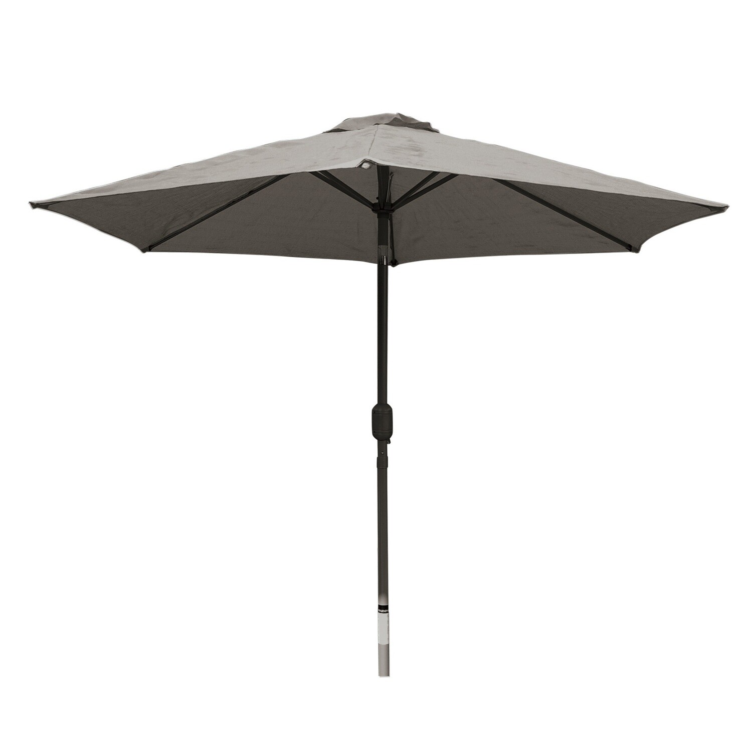 2.5m Horizon Crank &amp; Tilt Parasol, Colour: Grey