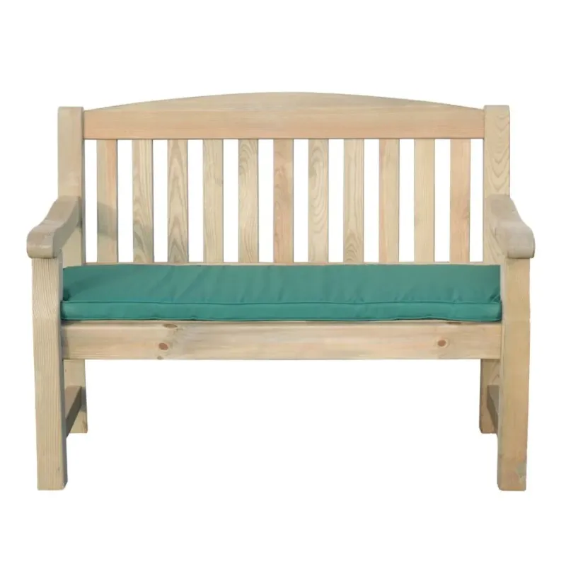 Emily Bench 2 Seater Seat Pad - Green