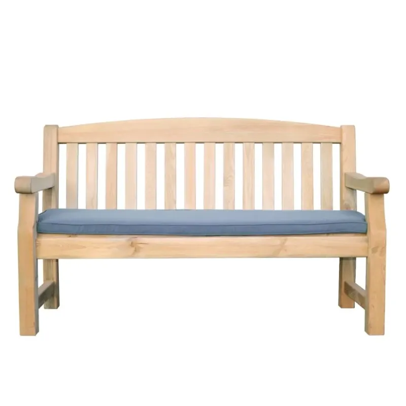 Emily Bench 3 Seater Seat Pad - Dark Grey