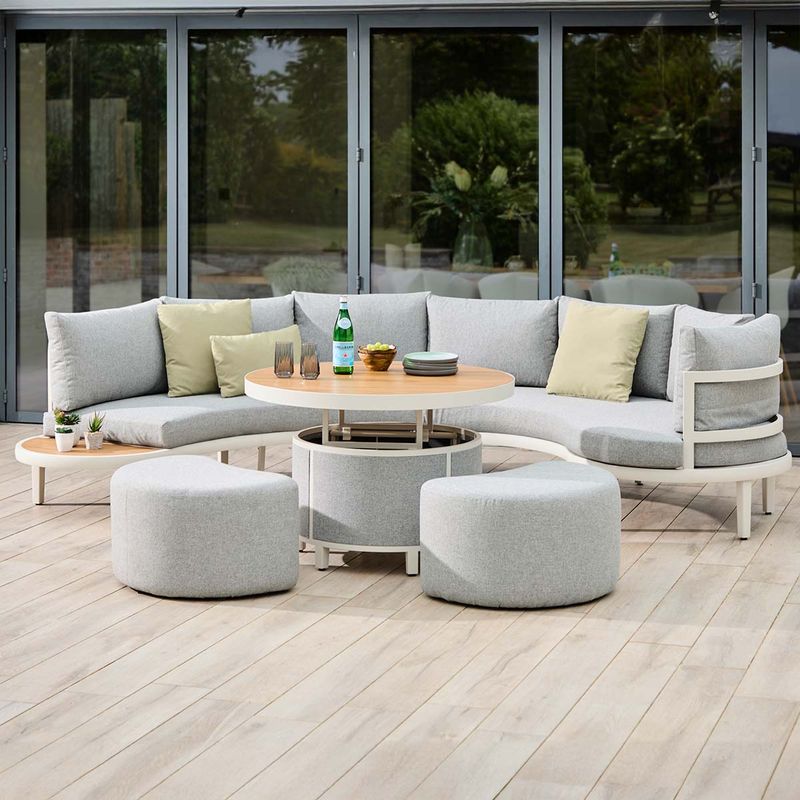 Verona Modular Dining Set w/ Adjustable Table