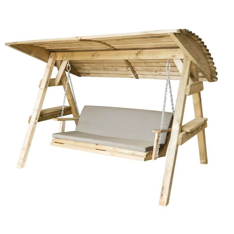 3 Seater Seat Pad w/back - Stone