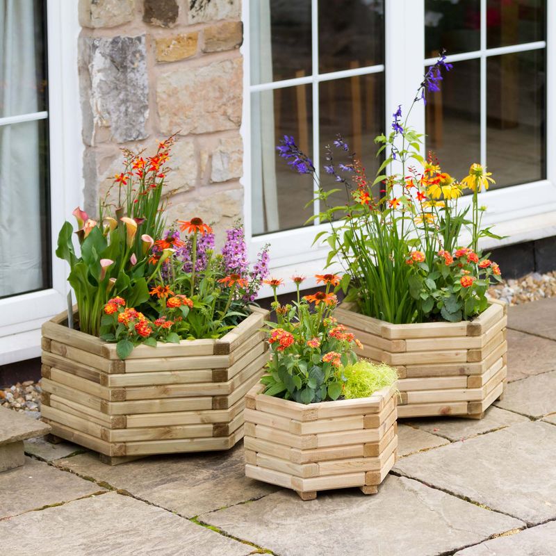 Marford Hexagonal Planter Set