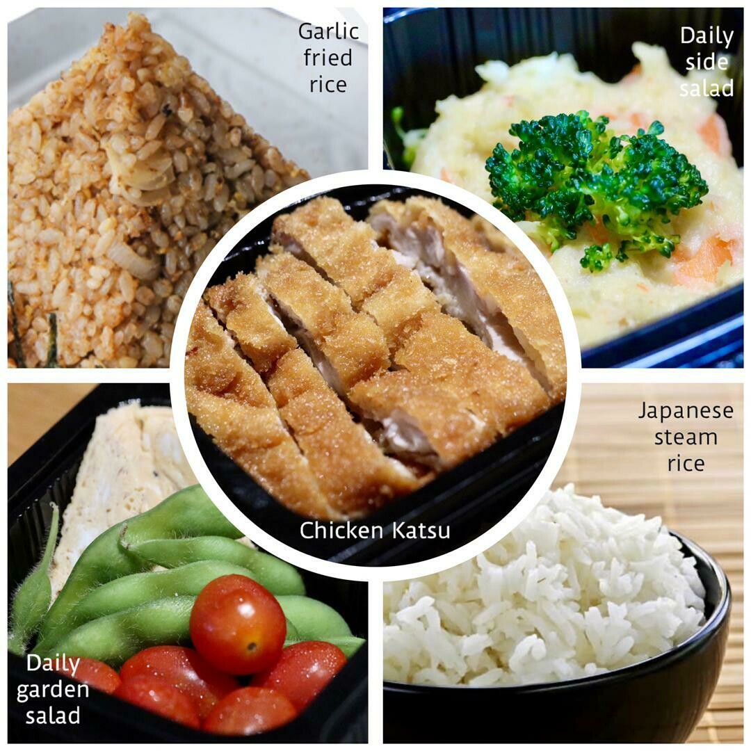Chicken Katsu Bento (Breadcrumb Fried)