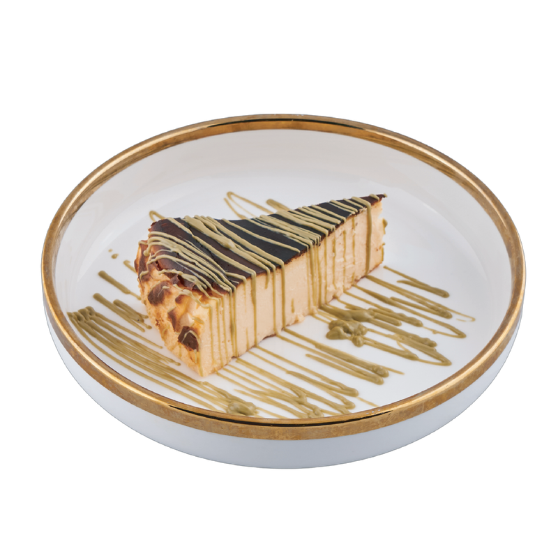 Pistachio Burnt Cheese Cake