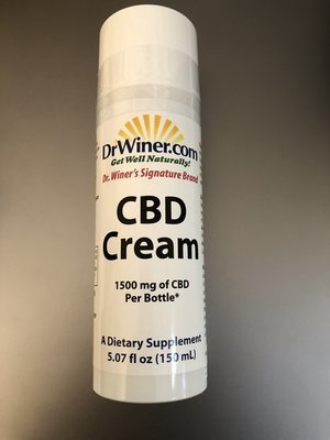 Dr. Winer's Signature Brand CBD Cream Large Size Dr. Winer's Signature Brand CBD Cream Large Size