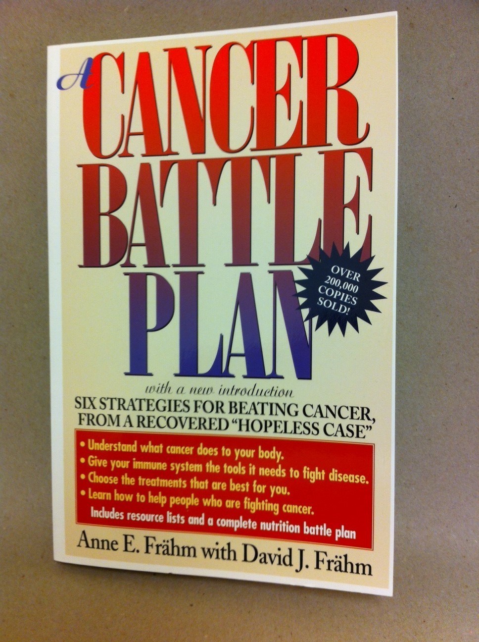 A Cancer Battle Plan A Cancer Battle Plan