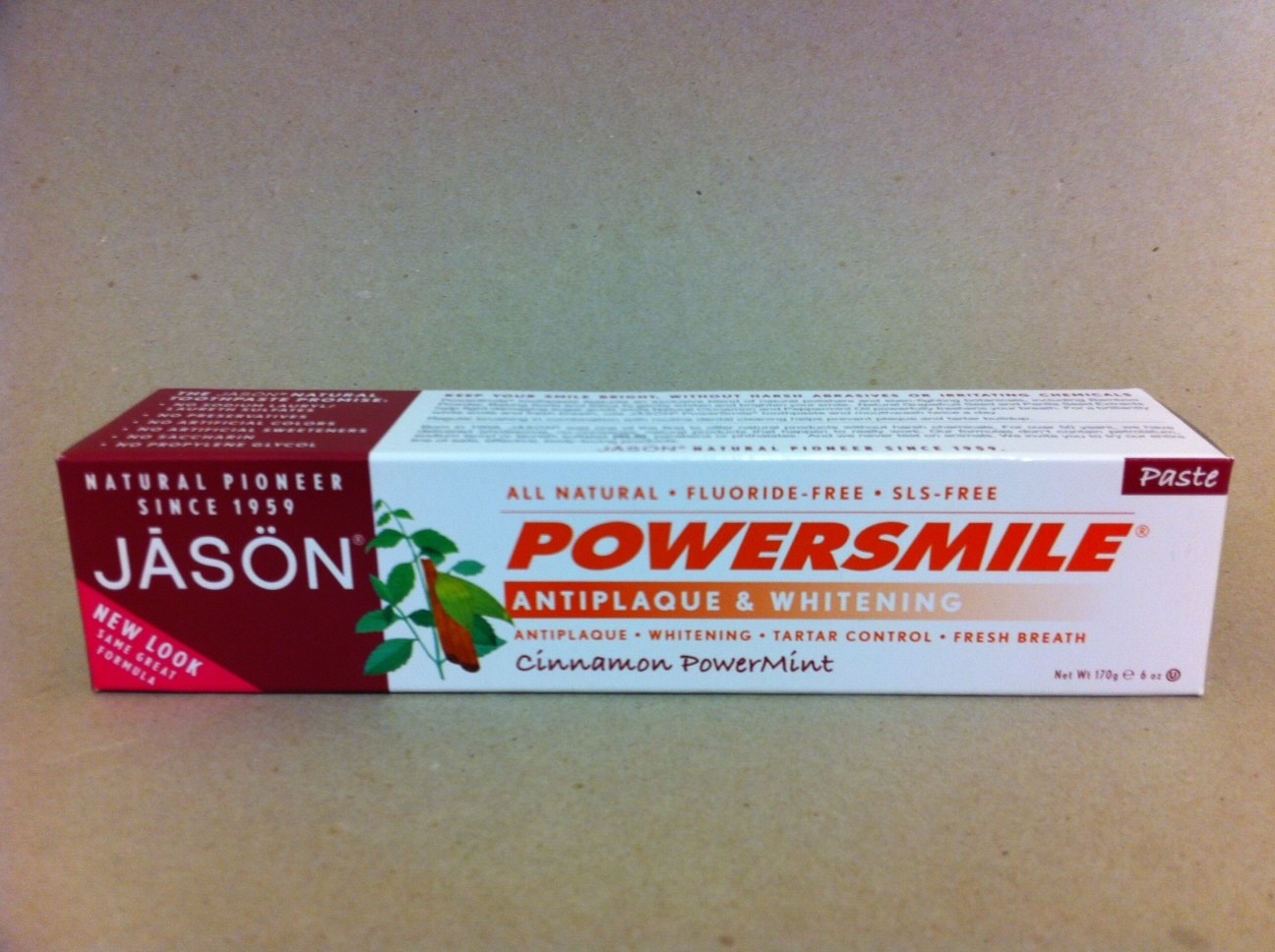 Jason Cinnamon PowerMint Toothpaste Jason Cinnamon PowerMint Toothpaste