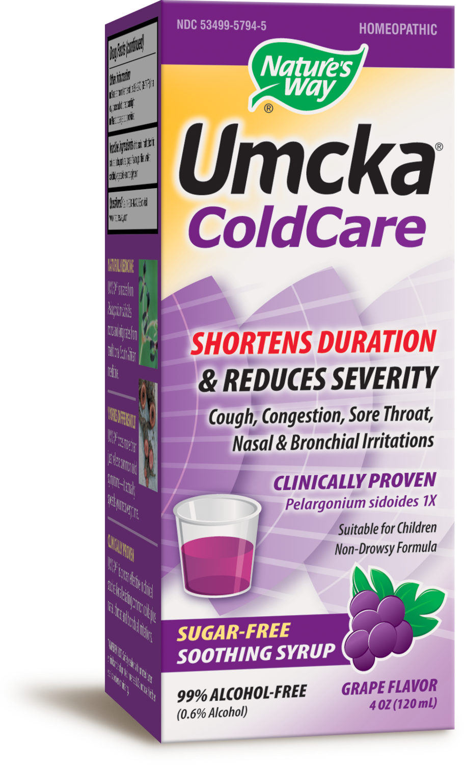 Umcka ColdCare Sugar-Free Syrup (Grape) Umcka ColdCare Sugar-Free Syrup (Grape)