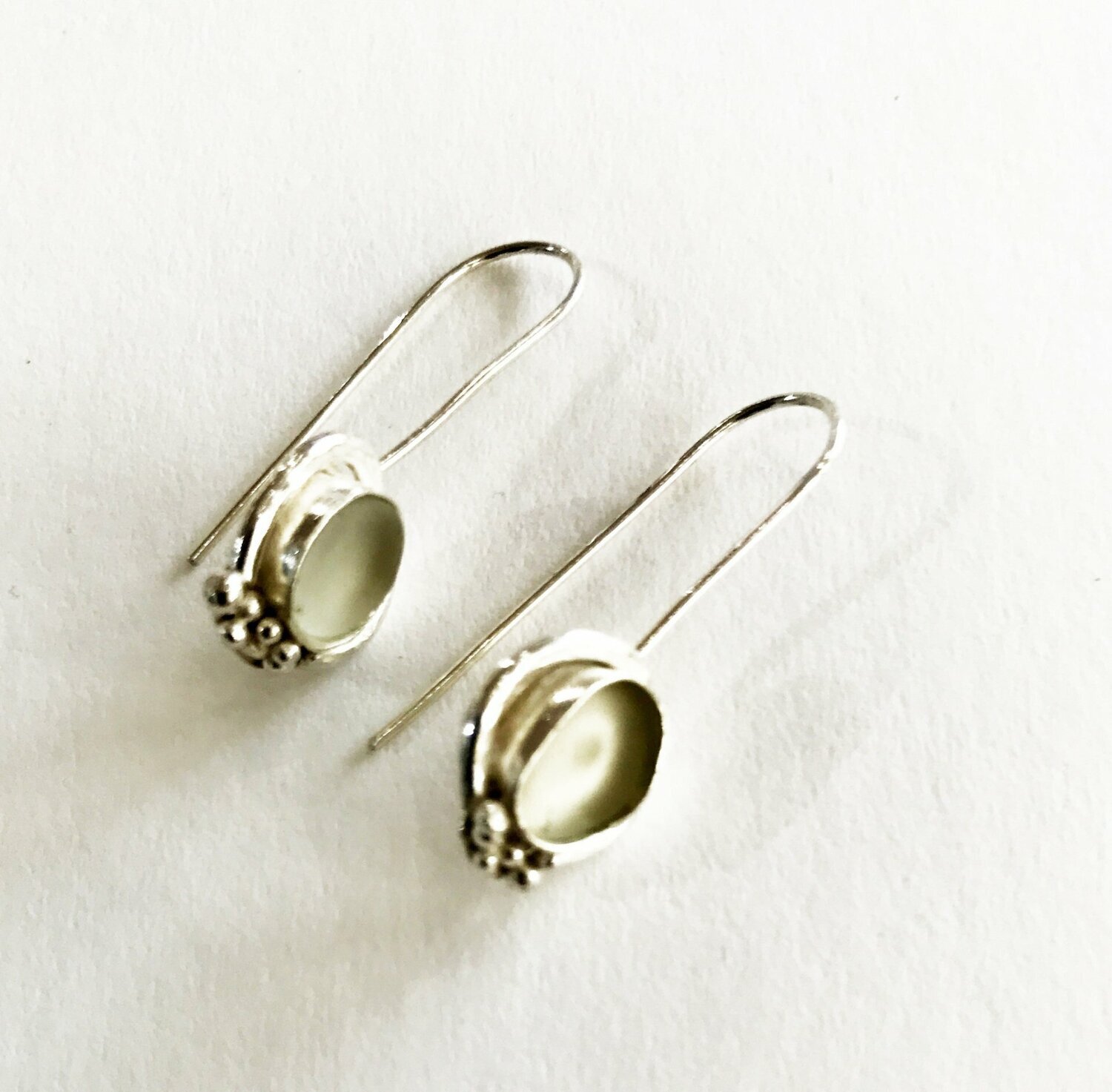 Boho 2024 silver earrings
