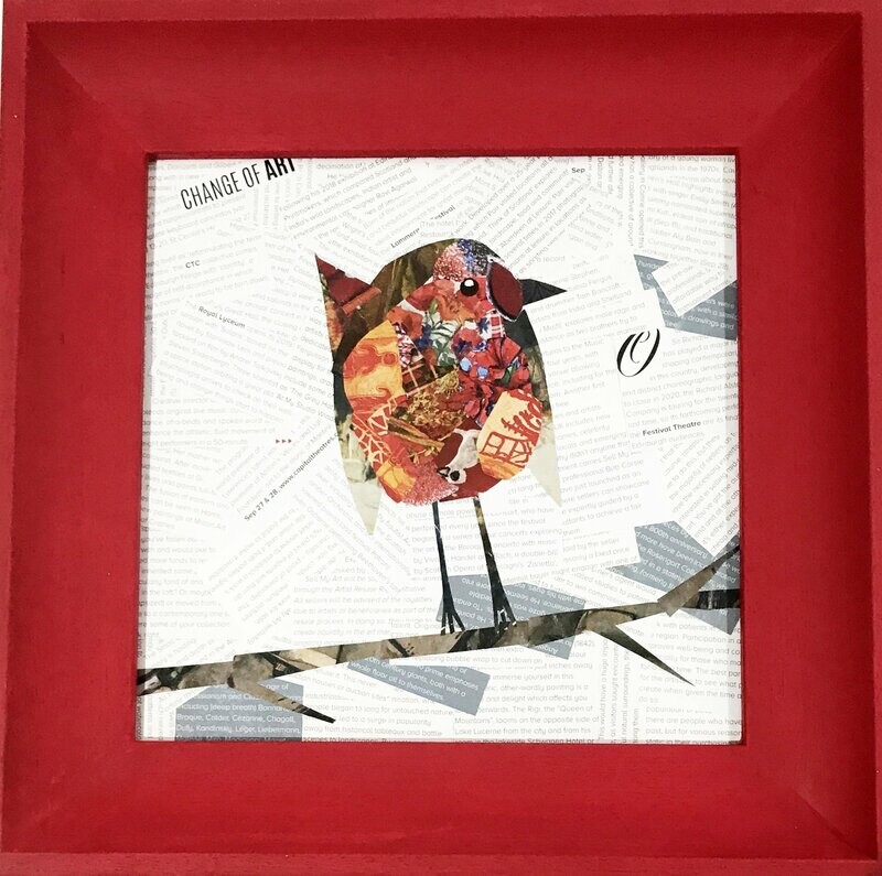 Red robin by Angela Thomson