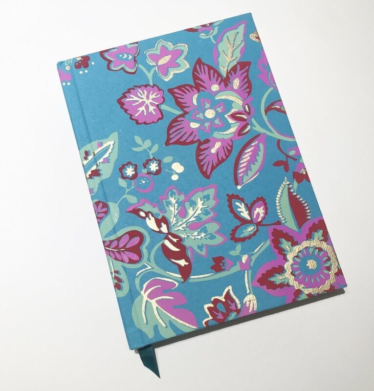 Pink floral on Teal Stuart McLaughlan