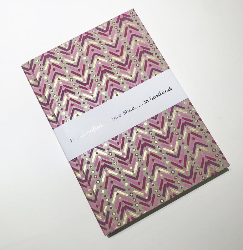 Pink herringbone by Stuart McLaughlan