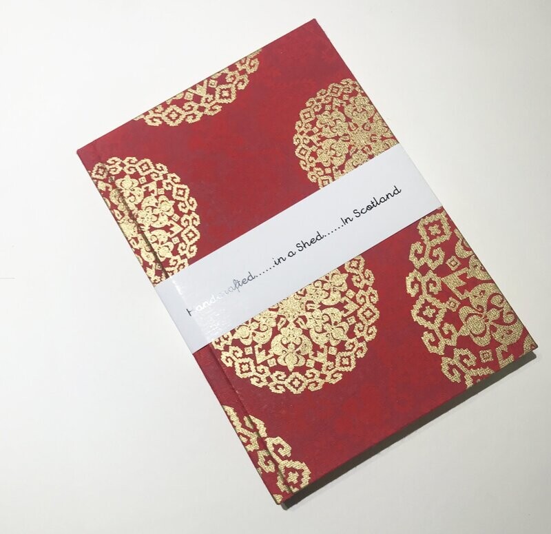 Chinese gold on red by Stuart McLaughlan