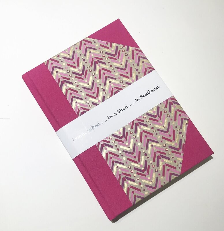 Pink herringbone 2 by Stuart McLaughlan