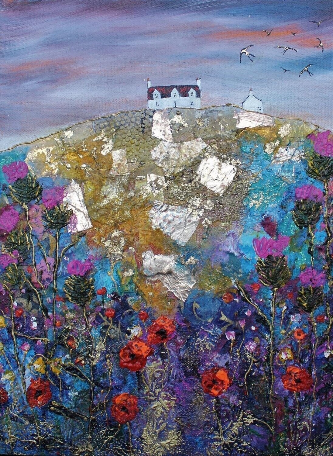 Swallows and thistles