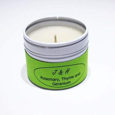 Rosemary, Thyme and Geranium Candle by J&H