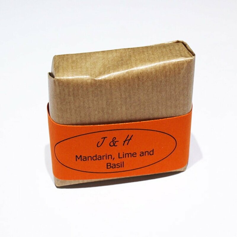 Mandarin, Lime and Basil Soap Bar by J&H