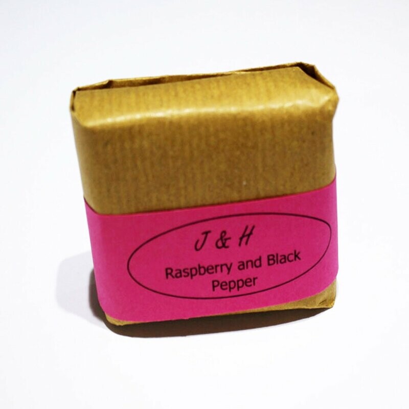 Raspberry and Black Pepper Soap Bar by J&H