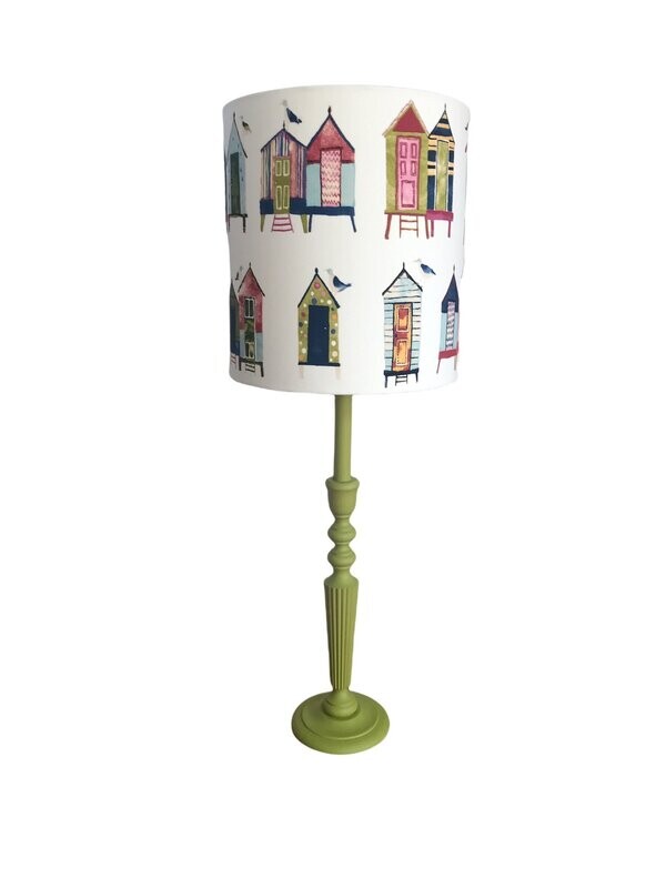 Beach Hut lamp by Angela Thomson